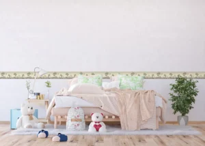 Wall Border Cute Bear Sepia | 5 m x 13.8 cm | WBD 8169 - Obrázek 2