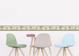 Wall Border Cute Bear Sepia | 5 m x 13.8 cm | WBD 8169 - Obrázek 3