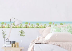 Dětská samolepící bordura na zeď Medvídek | 5 m x 13.8 cm | WBD 8173 - Obrázek 5