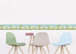 Dětská samolepící bordura na zeď Medvídek | 5 m x 13.8 cm | WBD 8173 - Obrázek 2