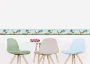 Dětská samolepící bordura na zeď Jungle | 5 m x 13.8 cm | WBD 8177 - Obrázek 2