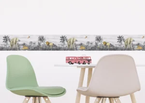 Dětská samolepící bordura na zeď Jungle | 5 m x 13.8 cm | WBD 8179 - Obrázek 3