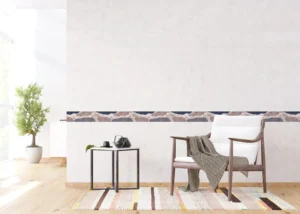 Samolepící bordura na zeď Pastelový Květ | 5 m x 13.8 cm | WB 8407 - Obrázek 2