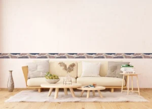 Samolepící bordura na zeď Pastelový Květ | 5 m x 13.8 cm | WB 8407 - Obrázek 6