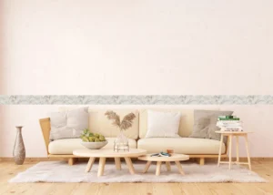 Samolepící bordura na zeď Zlaté Záření | 5 m x 13.8 cm | WB 8435 - Obrázek 2