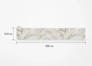 Samolepící bordura na zeď Zlaté Záření | 5 m x 13.8 cm | WB 8435 - Obrázek 8