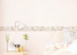 Samolepící bordura na zeď Zlaté Chryzantémy | 5 m x 13.8 cm | WB 8437 - Obrázek 5