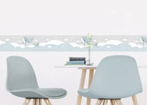 Wall Border Blue Whales | 5 m x 13.8 cm | WBD 8489 - Obrázek 4