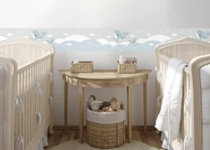 Wall Border Blue Whales | 5 m x 13.8 cm | WBD 8489 - Obrázek 3