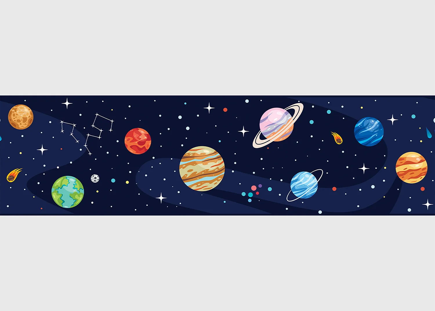 WBD_8491-2.webp Wall Border Planets in Space | 5 m x 13.8 cm | WBD 8491 - Image 1