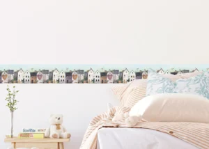 Wall Border Lovely Neighborhood | 5 m x 13.8 cm | WBD 8495 - Obrázek 5