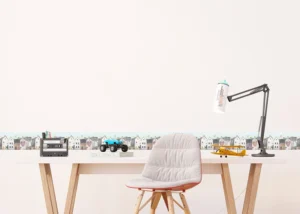 Wall Border Lovely Neighborhood | 5 m x 13.8 cm | WBD 8495 - Obrázek 3