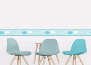 Wall Border Blue Clouds | 5 m x 13.8 cm | WBD 8501 - Obrázek 7