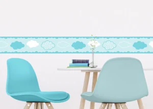 Wall Border Blue Clouds | 5 m x 13.8 cm | WBD 8501 - Obrázek 6