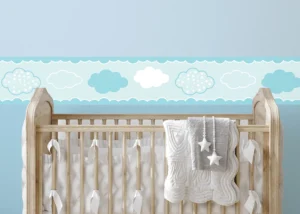 Wall Border Blue Clouds | 5 m x 13.8 cm | WBD 8501 - Obrázek 2