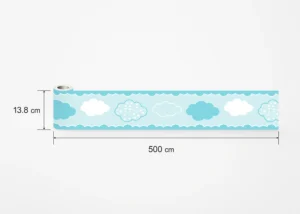 Wall Border Blue Clouds | 5 m x 13.8 cm | WBD 8501 - Obrázek 8