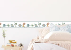 Wall Border White Elephants | 5 m x 13.8 cm | WBD 8507 - Image 6