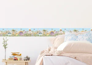Wall Border Watercolor Dinosaurs Playing | 5 m x 13.8 cm | WBD 8511 - Image 3