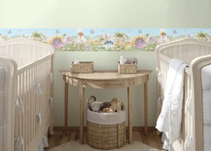 Wall Border Watercolor Dinosaurs Playing | 5 m x 13.8 cm | WBD 8511 - Image 7