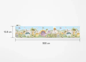 Wall Border Watercolor Dinosaurs Playing | 5 m x 13.8 cm | WBD 8511 - Image 9