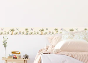 Wall Border Small T-rex with Friends on Beige Background | 5 m x 13.8 cm | WBD 8513 - Image 6