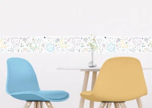 Wall Border White Drawn Space | 5 m x 13.8 cm | WBD 8531 - Image 8