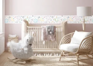 Wall Border White Drawn Space | 5 m x 13.8 cm | WBD 8531 - Image 2