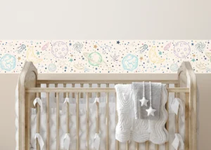 Wall Border Beige Drawn Space | 5 m x 13.8 cm | WBD 8533 - Obrázek 4