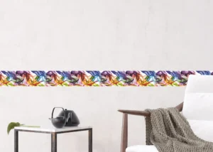 Samolepící bordura na zeď Barevný Magický Kouř | 5 m x 13.8 cm | WB 8201 - Obrázek 8