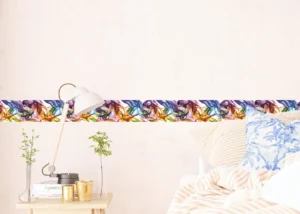 Samolepící bordura na zeď Barevný Magický Kouř | 5 m x 13.8 cm | WB 8201 - Obrázek 4