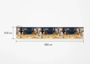 Wall Border Graceful Horses | 5 m x 13.8 cm | WB 8202 - Obrázek 9