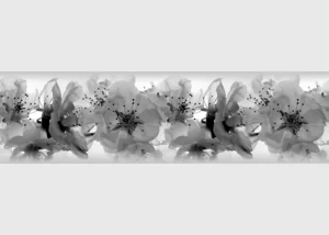 Wall Border Elegant Orchid | 5 m x 13.8 cm | WB 8208