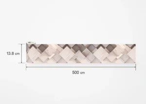 Wall Border Wooden Tiles | 5 m x 13.8 cm | WB 8210 - Image 9