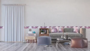 Wall Border Roseate Rhapsody | 5 m x 13.8 cm | WB 8212 - Image 2