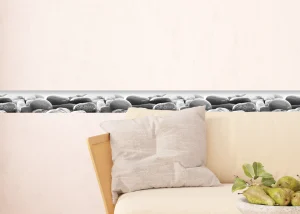 Wall Border Beach Stones | 5 m x 13.8 cm | WB 8215 - Image 3