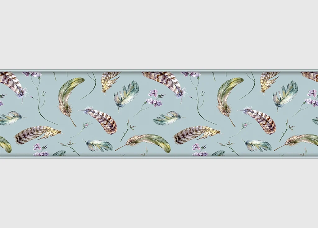 Wall Border Fleeting Feathers | 5 m x 13.8 cm | WB 8231