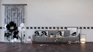 Wall Border Peonies | 5 m x 13.8 cm | WB 8239 - Obrázek 2