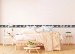 Wall Border Dark Flower Applique | 5 m x 13 .8 cm | WB 8246 - Obrázek 6