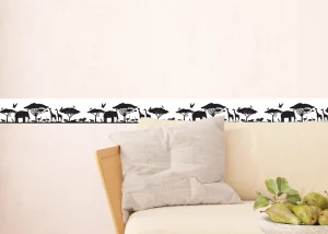 Wall Border Safari Silhouette | 5 m x 13.8 cm | WB 8267 - Image 3
