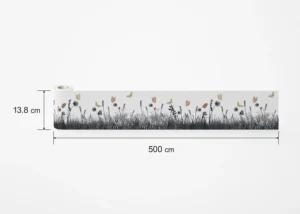 Wall Border Verdant Grassland Gray | 5 m x 13.8 cm | WB 8273 - Image 8