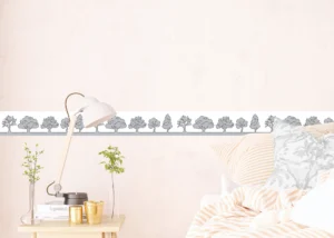 Wall Border Grey Tree Calligraphy | 5 m x 13.8 cm | WB 8279 - Obrázek 7