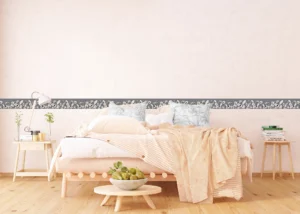 Samolepící bordura na zeď Sketch Kvetů | 5 m x 13.8 cm | WB 8411 - Obrázek 4