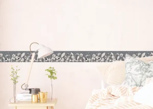 Samolepící bordura na zeď Sketch Kvetů | 5 m x 13.8 cm | WB 8411 - Obrázek 5