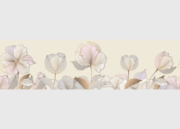 Wall Border Pastel Graphics | 5 m x 13.8 cm | WB 8429