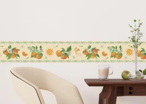 Wall Border Sunny Oranges | 5 m x 13.8 cm | WB 8441 - Image 2