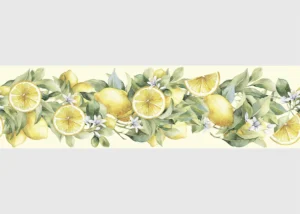 Wall Border Bright Lemons | 5 m x 13.8 cm | WB 8447
