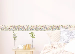 Samolepící bordura na zeď Divoká Akvarelová Flóra | 5 m x 13.8 cm | WB 8457 - Obrázek 6