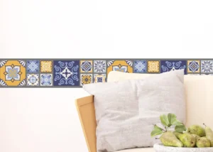 Samolepící bordura na zeď Živý Patchwork | 5 m x 13.8 cm | WB 8461 - Obrázek 5