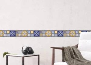 Samolepící bordura na zeď Živý Patchwork | 5 m x 13.8 cm | WB 8461 - Obrázek 4