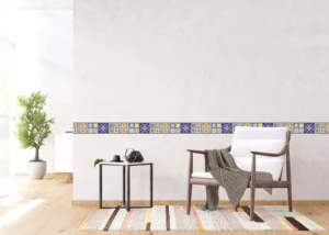 Samolepící bordura na zeď Živý Patchwork | 5 m x 13.8 cm | WB 8461 - Obrázek 3